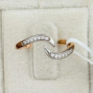Proposal Engagement Ring 18k Yellow Gold Wedding Gold Ring Promise Ring Gifts For Her Woman Gifts Ring 0.0784 Cts Natural Diamond Ring