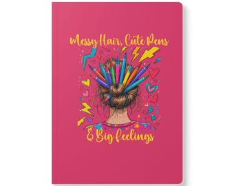 Colorful Softcover Journal for Creative Minds, Perfect for Notes, Writing, Gifts, Art Enthusiasts, Inspirational Gifts