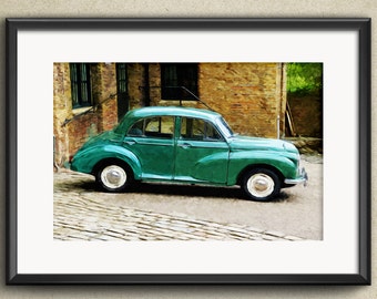 Impressionist Print - Old Car