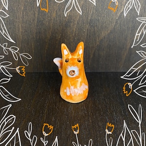 Miniature Ceramic Fox — Guardian of Forest Secrets
