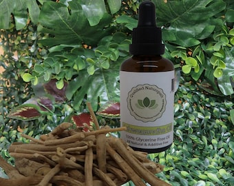 Ashwagandha Oil (Glycerine & Additive Free) - 60ml/110ml With Glass Pipette
