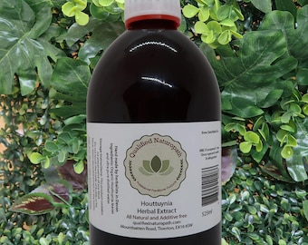 Houttuynia Herbal Extract - 525ml/1050ml (2x525ml) - In Glass Bottles