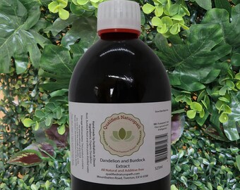 Dandelion and Burdock Extract – 525ml/1050ml (2x525ml) - In Glass Bottles