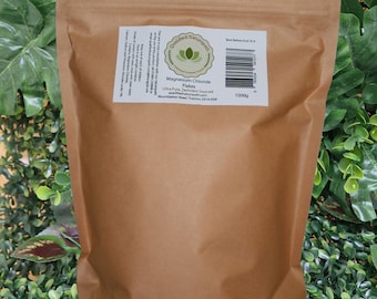 Magnesium Chloride Hexahydrate Flakes - Zechstein Source - Food Grade - Choose Your Size