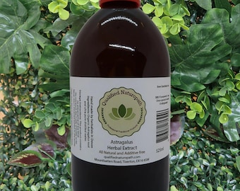 Astragalus Herbal Extract - 525ml/1050ml (2x525ml) - In Glass Bottles