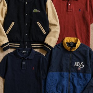 80s Polo by Ralph Lauren ブルゾンmade in USA Polo by Ralph Lauren Mens Short Sleeve Stripe Polo Shirt