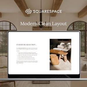 Interior Design Squarespace Template, Minimal Luxury 7.1 Website for ...