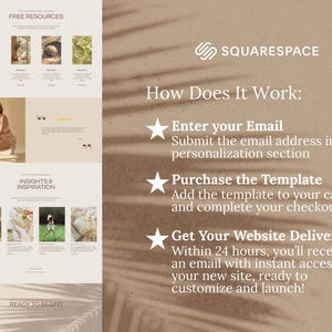 Fitness Coach Squarespace Template | Yoga, Pilates Trainer Website with Podcast, Course, Blog & Shop