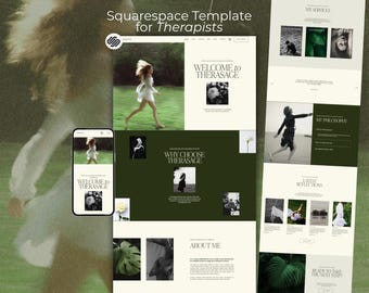 Squarespace Template Therapeut, Counselor, Psychologe, Life Coach, Professioneller für psychische Gesundheit, Moderne Minimal 7.1 Website