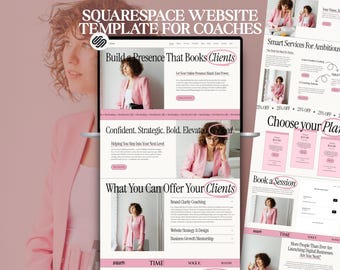 Squarespace-webbplatsmall, coachningswebbplats, Acuity Scheduling