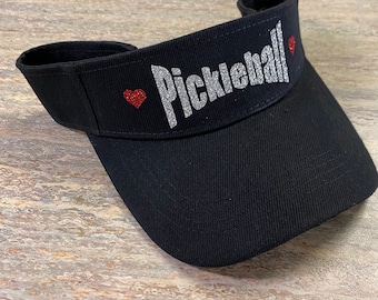 Visera negra o roja o blanca con el logotipo de Heart Rackets gorras y viseras Viseras Accesorios Sombreros y gorras Sombreros 