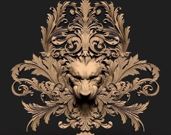 cnc machine,3d relief model,digital print files,stl for cnc,aspire,3d wall decor,wood carving files,cnc router files,3d tiger relief model,