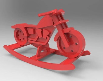 machine cnc, fichiers découpés cnc, fauteuil à bascule moteur, fauteuil à bascule pour enfants, fichiers vectoriels cnc, vcarve, fichiers découpés en bois, meubles en bois, modèle de jouets pour enfants, dxf