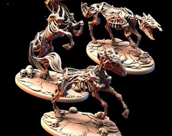 3D Skeleton Horse STL Pack, 3D Printer Files (Digital Download)