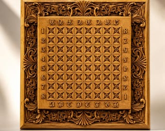 cnc machine,3d relief model,3d chess board model,stl for cnc,3d stl model,3d chess set,cnc router,artcam,digital print,3d chess board files