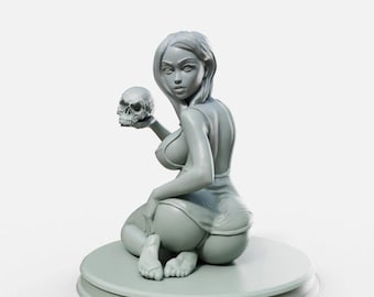 Archivos de impresión 3D, STL para imprimir, modelo 3D, mujer desnuda 3D, chica sexy 3D, figura fantástica 3D, archivos de impresora 3D, impresión digital, chica de fantasía 3D, STL