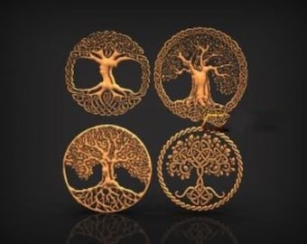 Máquina CNC, modelo de relieve 3D, archivo STL para CNC, archivos de enrutador CNC, decoración de pared 3D, árbol bonsái 3D, archivos de tallado CNC, impresión digital, archivo STL para tallado de madera