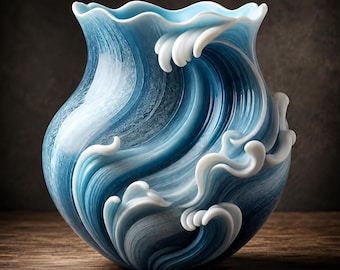 3d printable stl files,digital print ,3d stl model,3d vase stl model,3d water vase,3d printer files,3d printing stl files