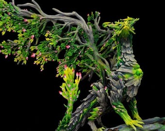 Modelo 3D de dragón del bosque, archivo STL para impresión 3D (impresión digital)