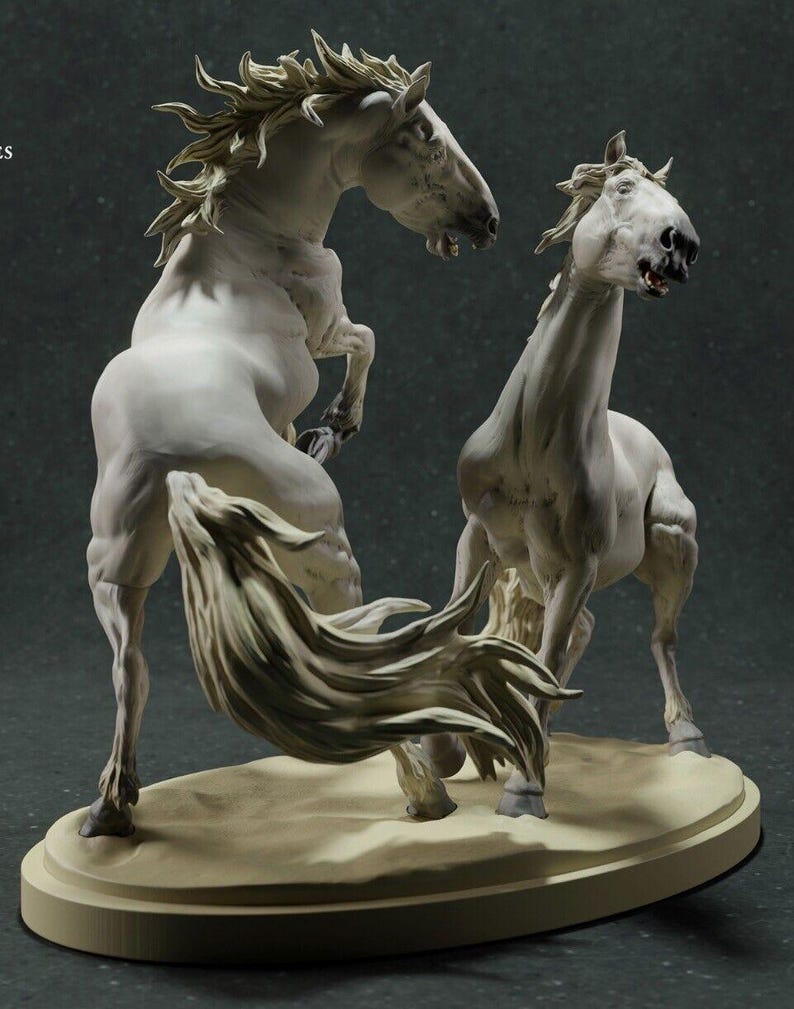 3d printer files,stl for print,3d stl model,digital print files,3d horses figure,3d horses statue,3d printing files,3d print stl,3d animal