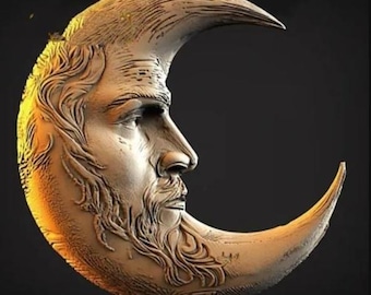 cnc machine,3d relief model,wood working,3d moon relief,cnc router,wood carving files,artcam,wood relief files,stl for cnc,3d print stl file