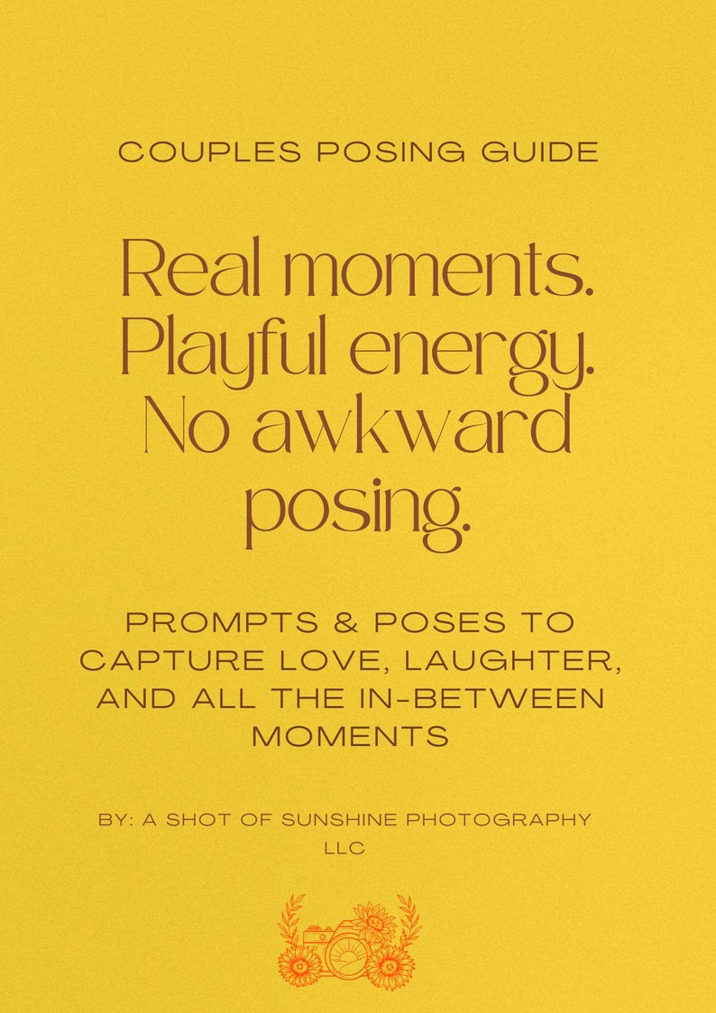 Couples Posing Guide for Photographers | Natural Prompts + Connection ...