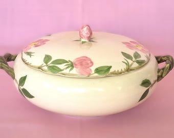 Franciscan Desert Rose Serving Bowl with Lid