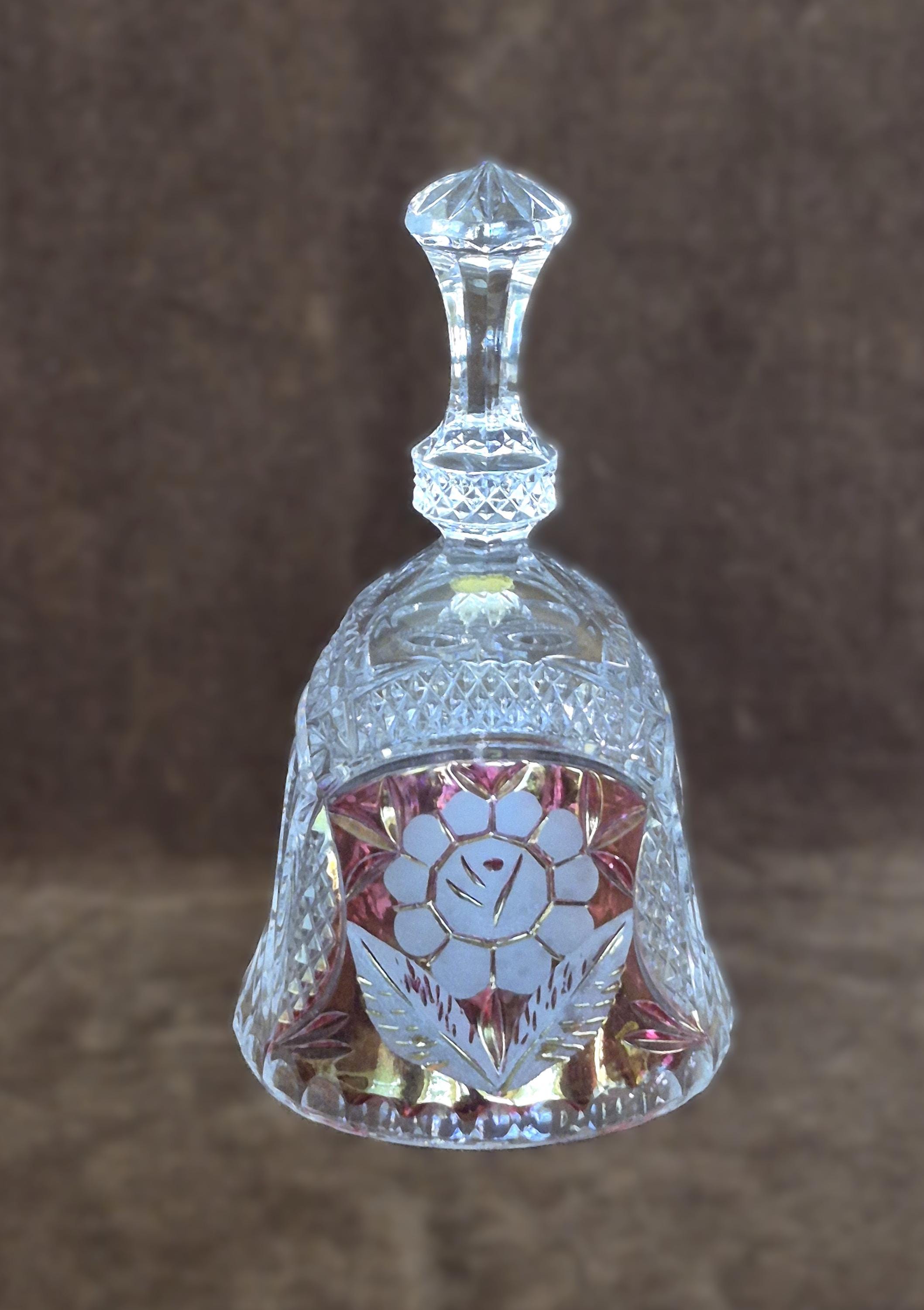 Etched Rose Bell - Etsy