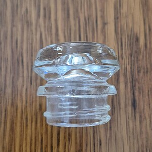 Vintage Clear Glass Coffee Percolator Replacement Top Knob