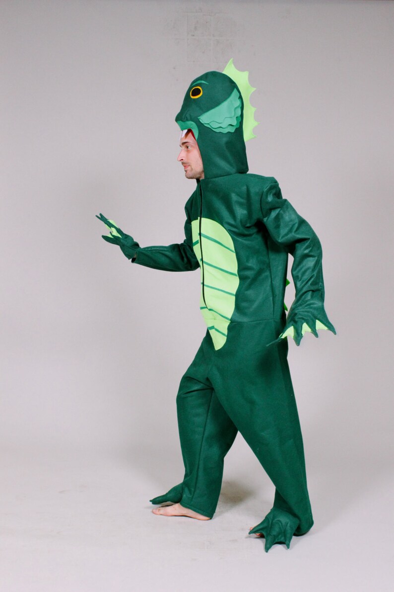 Creature From The Black Lagoon Adult or Child Swamp Monster Halloween Costume image 4