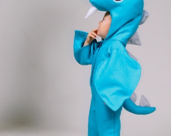 Baby or Child Custom Sized Loch Ness Sea Monster Dinosaur Halloween Nessie Costume