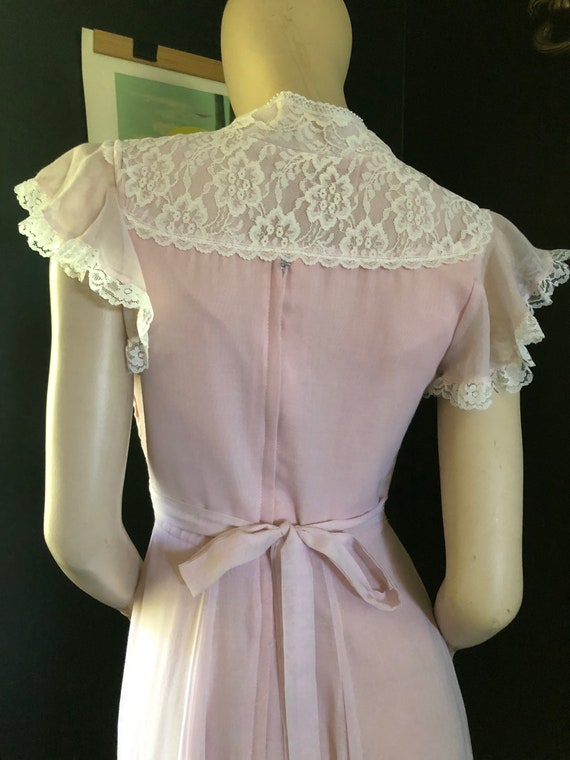 Vintage Gunne Sax 70's Maxi Prairie Corset Dress Size… - Gem