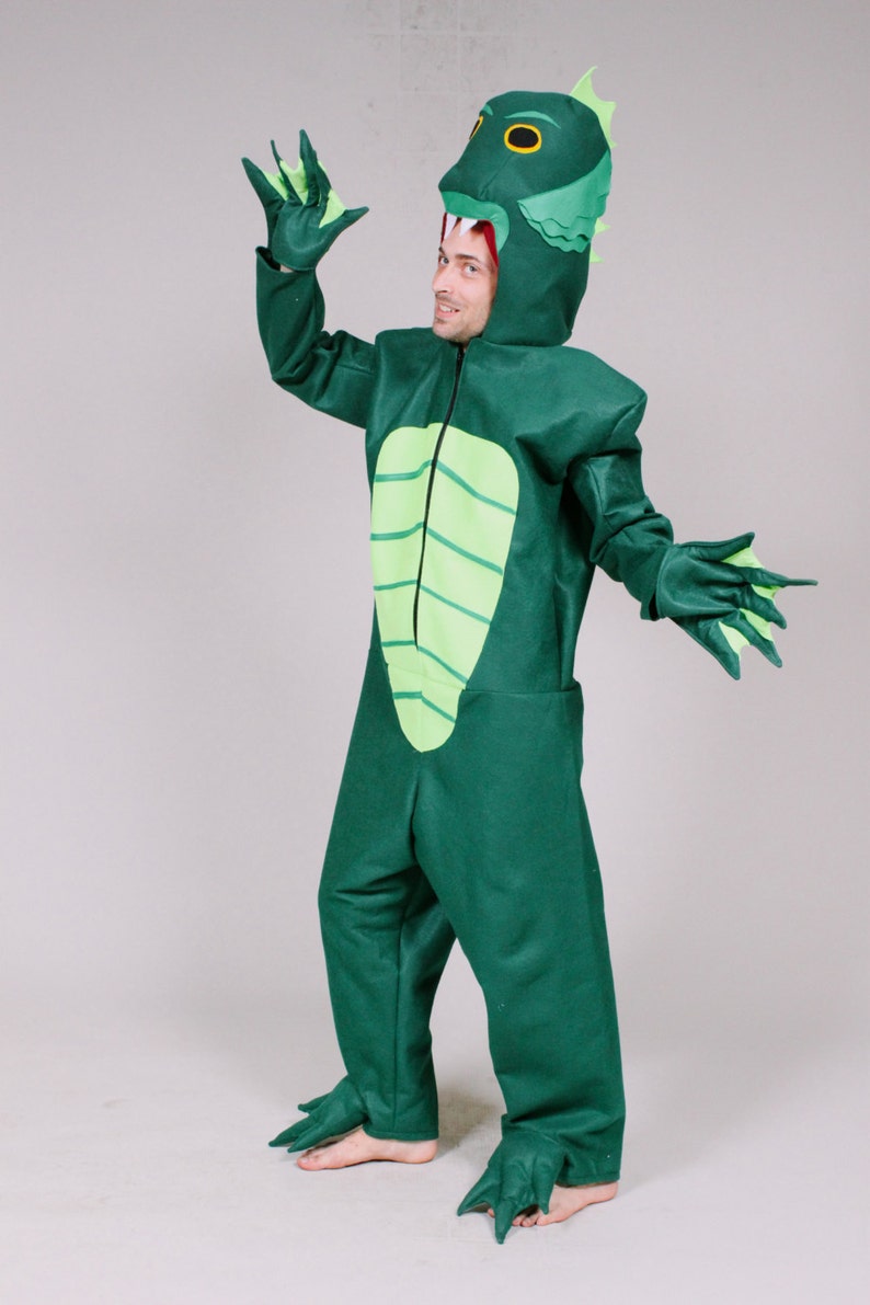 Creature From The Black Lagoon Adult or Child Swamp Monster Halloween Costume image 1