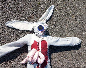 Roadkill Bunny Rabbit Halloween Costume Adult or Child's Custom Size