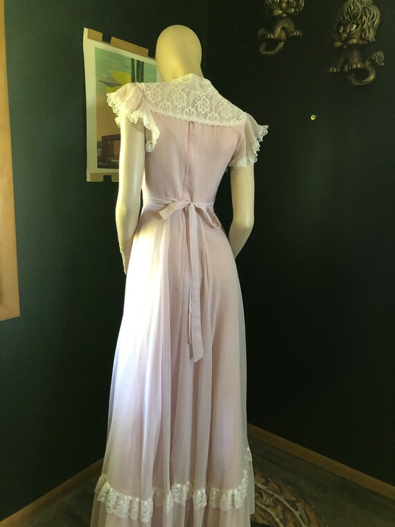 Vintage Gunne Sax 70's Maxi Prairie Corset Dress Size… - Gem