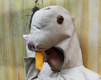 Naked Mole Rat Custom Size  Costume for Adult or Child