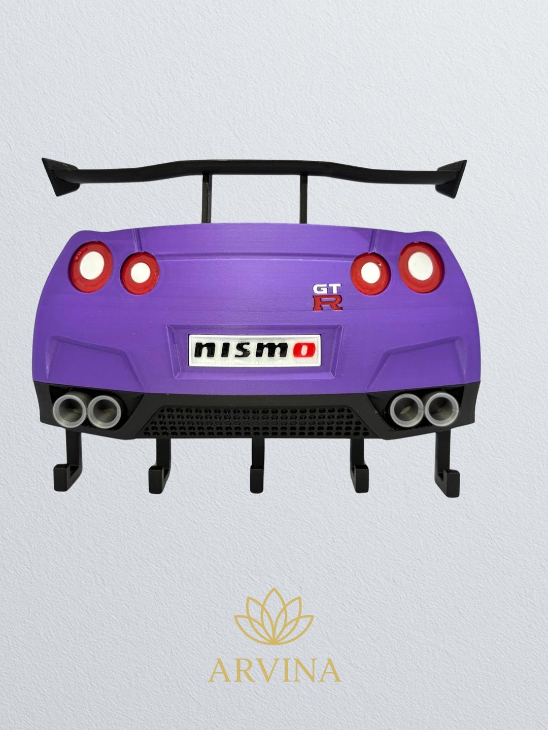 Nissan GTR Wall Key Hanger | 3D Printed GTR Rear Design Key Holder ...