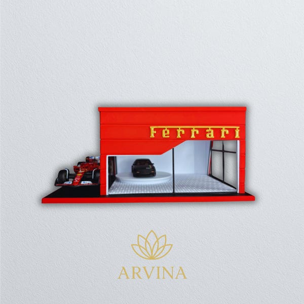 Ferrari Diorama Model - Etsy UK