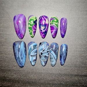 Custom character nails