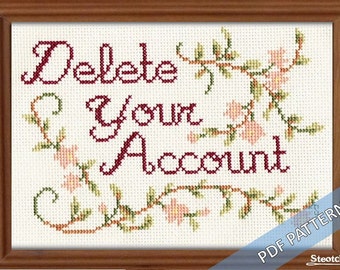 Delete Your Account - Instant Pattern