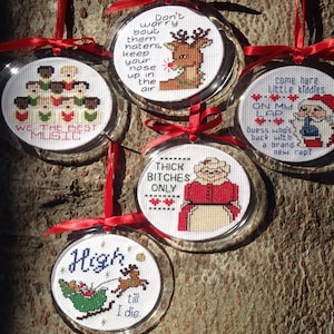 5 Pack of 2016 Ornaments - Instant Pattern
