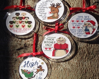 5 Pack of 2016 Ornaments - Instant Pattern