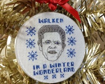 Walken in een Winter Wonderland-ornament - Instant patroon