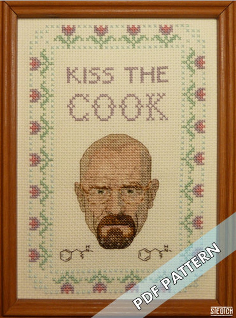 Kiss the Cook:  Instant Pattern image 1