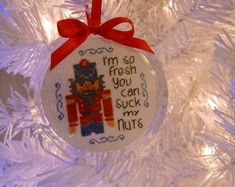 Fresh Nutcracker ornament - Instant Pattern