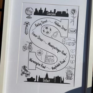 Impresión de inicial personalizada - Arte digital personalizado para pared - Aficiones, intereses, regalo único para él/ella, obra de arte imprimible con inicial
