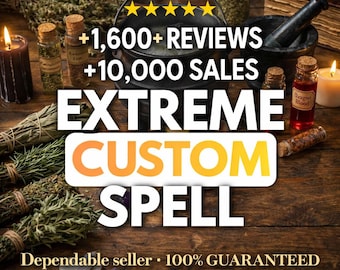 Strong CUSTOM Spell - Manifest What You Desire, Powerful Custom Same Day Spell Casting, Personalized Specifically For You