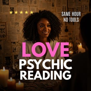 SAME HOUR In Depth Love Reading, Psychic Love Reading, Love Tarot Reading, Soulmate Tarot Reading, Twin Flame Reading, Relationship Reading
