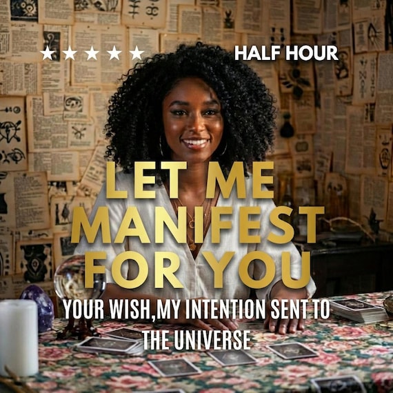 Let Me Manifest For You, Medium Reading, Psychic Reading, Personalized Ritual, Love, Luck, Career, for You, personalized