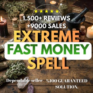 Fast Money Spell - Clear Debt, call in wealth, prosperity and lasting abundance FAST!